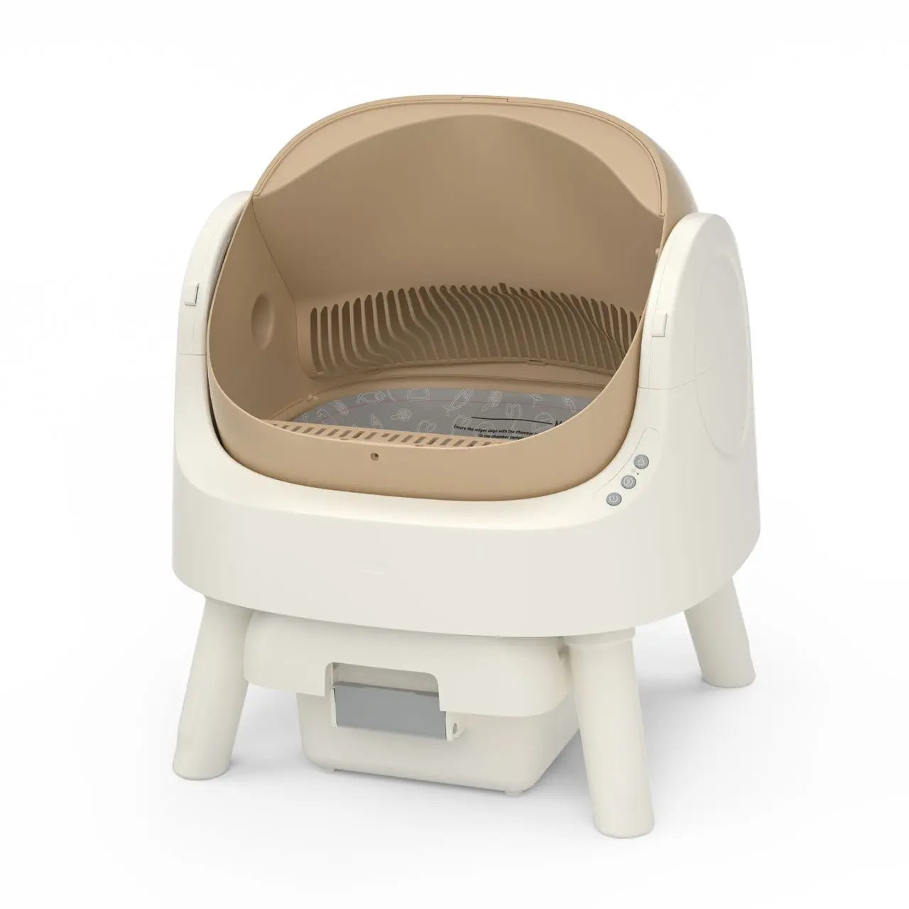 Petpivot Autoscooper 11: Self-Cleaning Open-Top Cat Litter Box with Odor-Free Waste Disposal & Trash Bags - Perfect for Summer Pet Lovers!