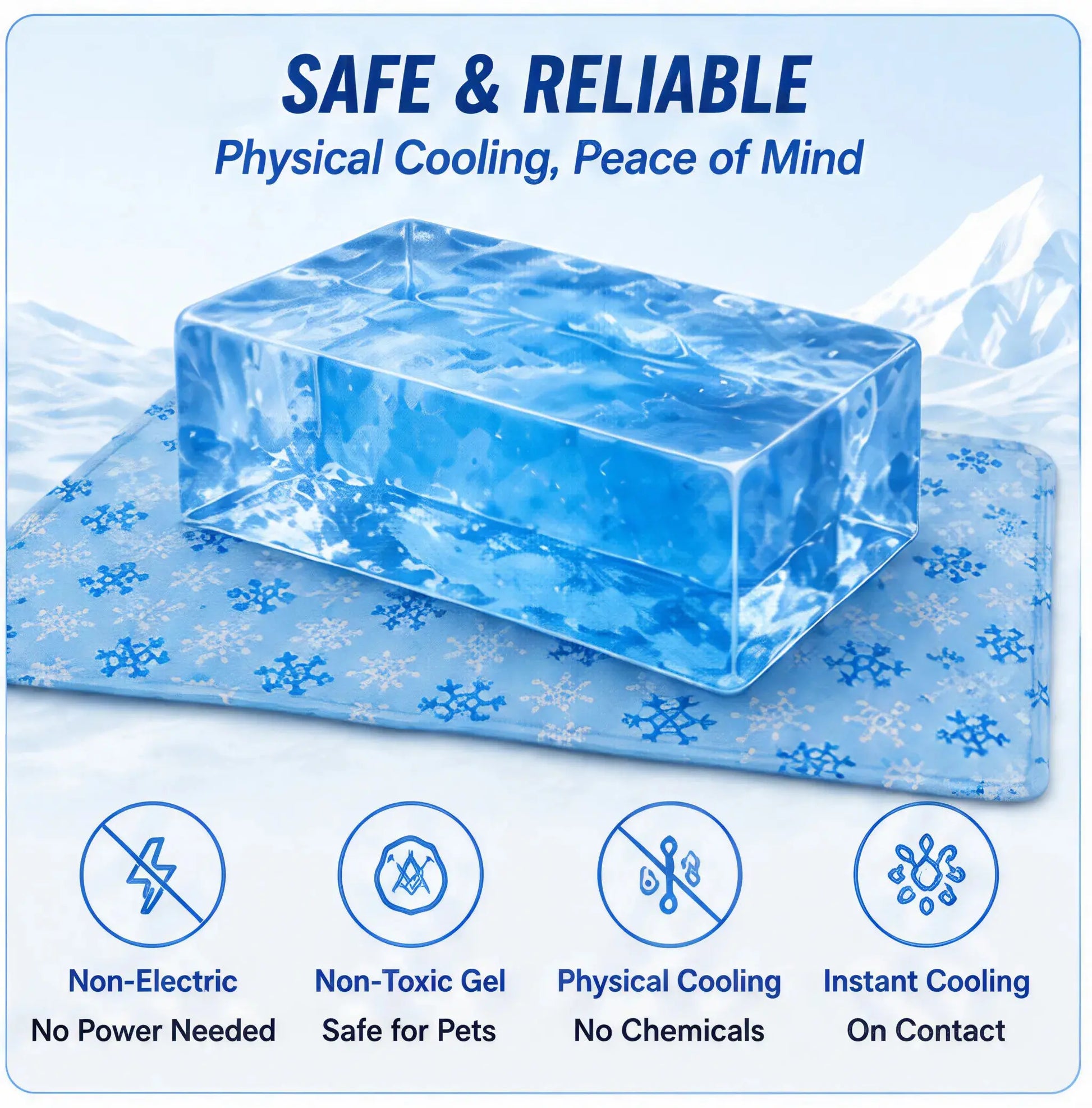 Ultimate Pet Cool Pad - Washable Gel & Waterproof Ice Silk for Dogs & Cats, Perfect for Couch & Crate (Sizes S-L)