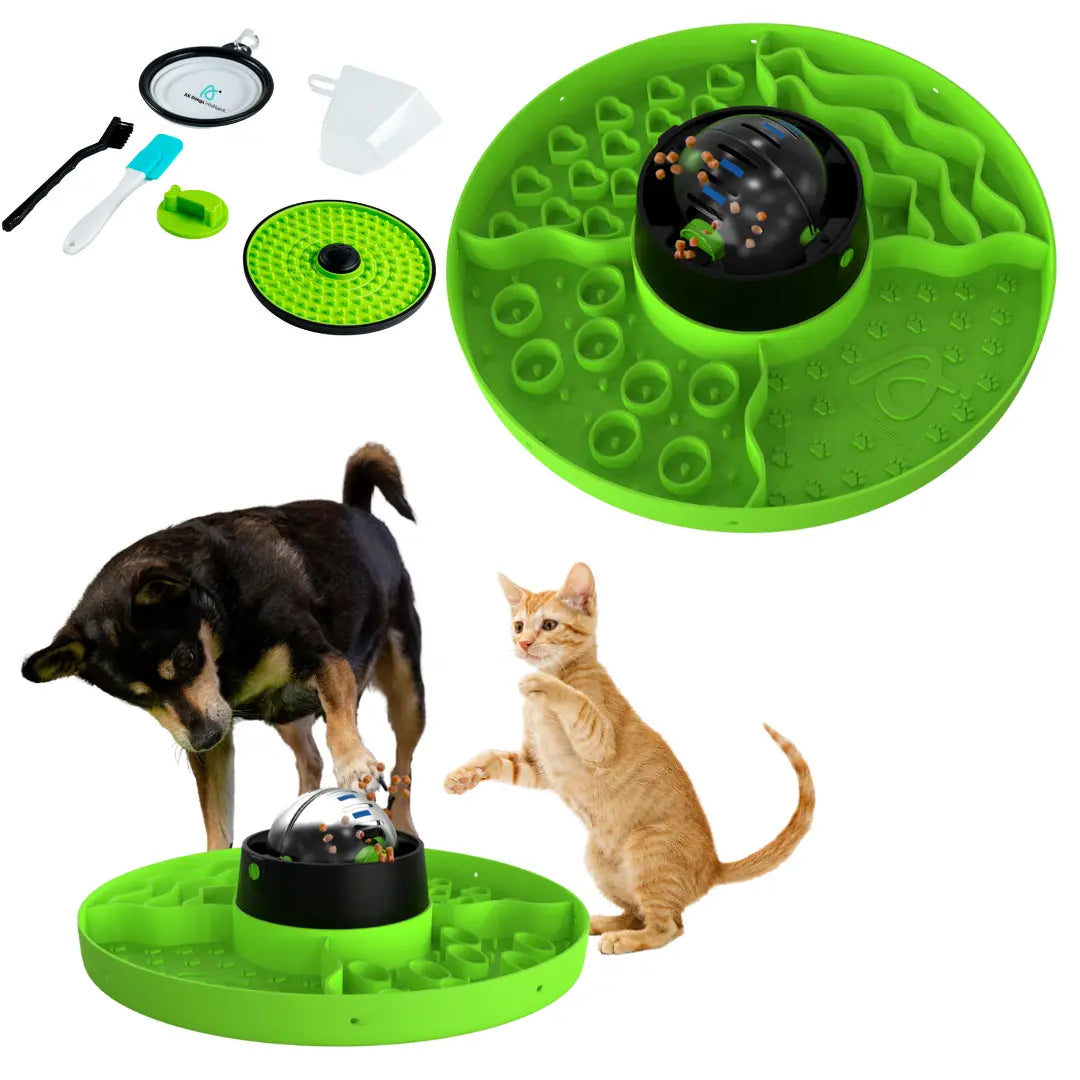Interactive 8-In-1 Slow Feeder Snuffle Mat Puzzle for Dogs and Cats