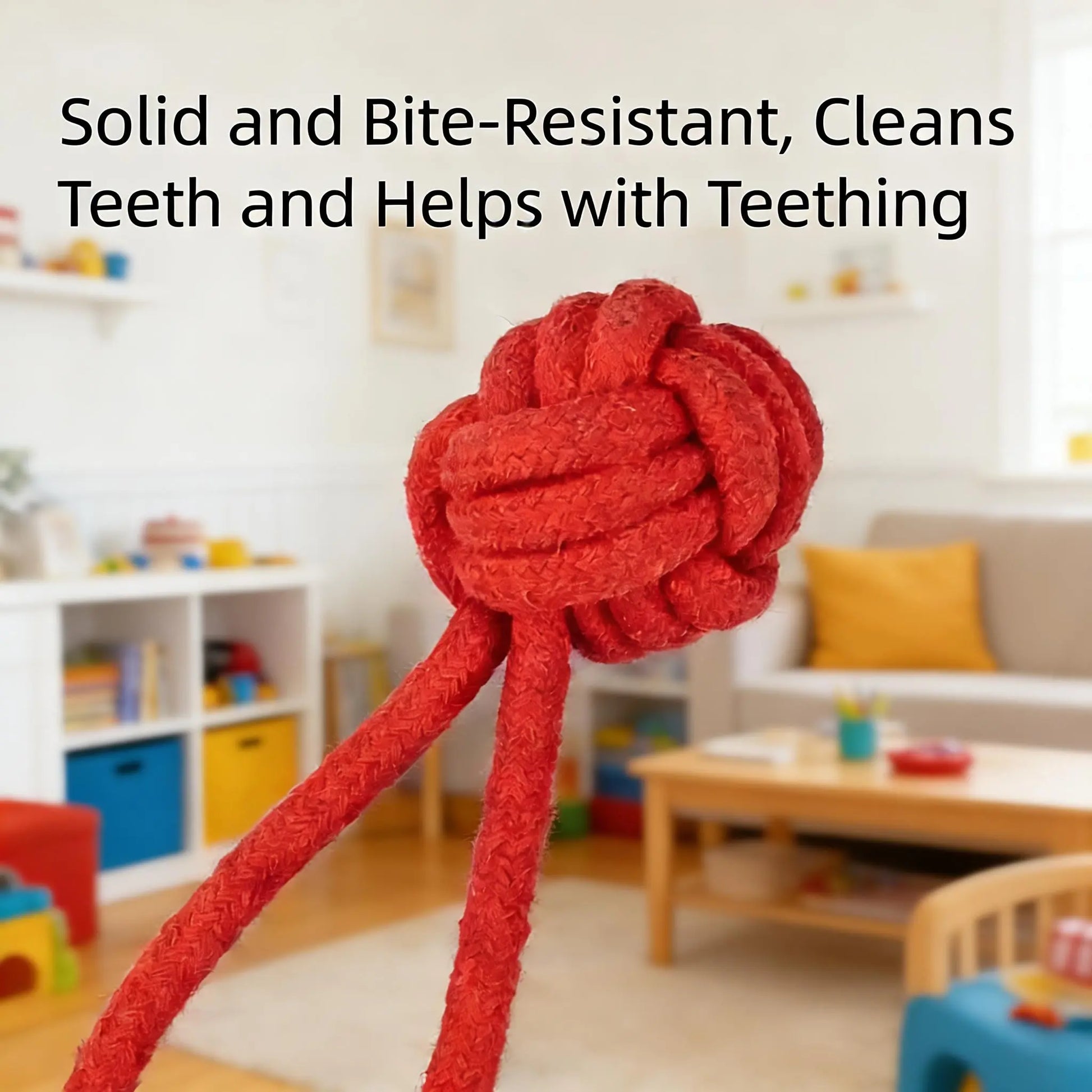 Ultimate Interactive Tug Toy for Dogs - Strengthen Bond & Clean Teeth - Perfect for Indoor & Outdoor Play - Ideal for Small & Medium Breeds