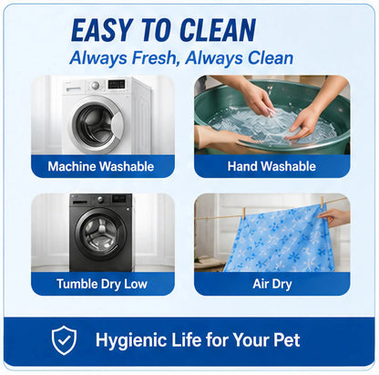 Ultimate Pet Cool Pad - Washable Gel & Waterproof Ice Silk for Dogs & Cats, Perfect for Couch & Crate (Sizes S-L)